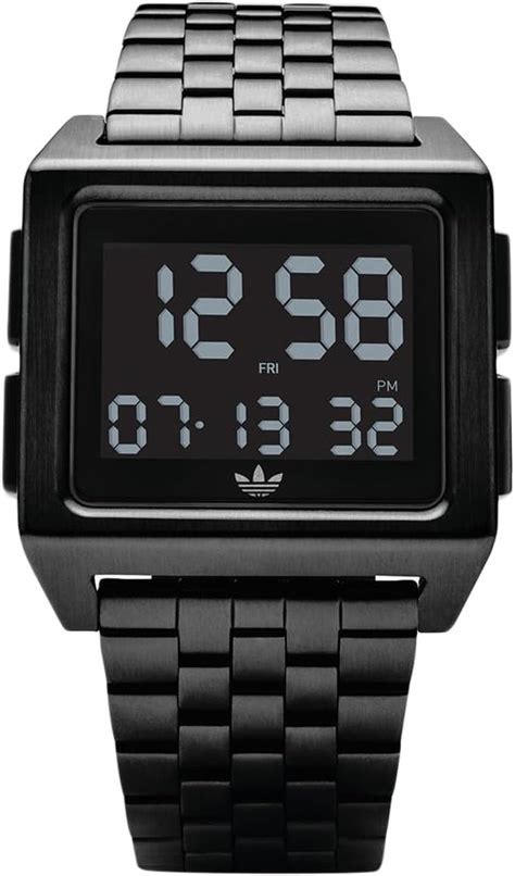 adidas herren digital uhr mit edelstahl armband z01-001-00|adidas uhren herren.